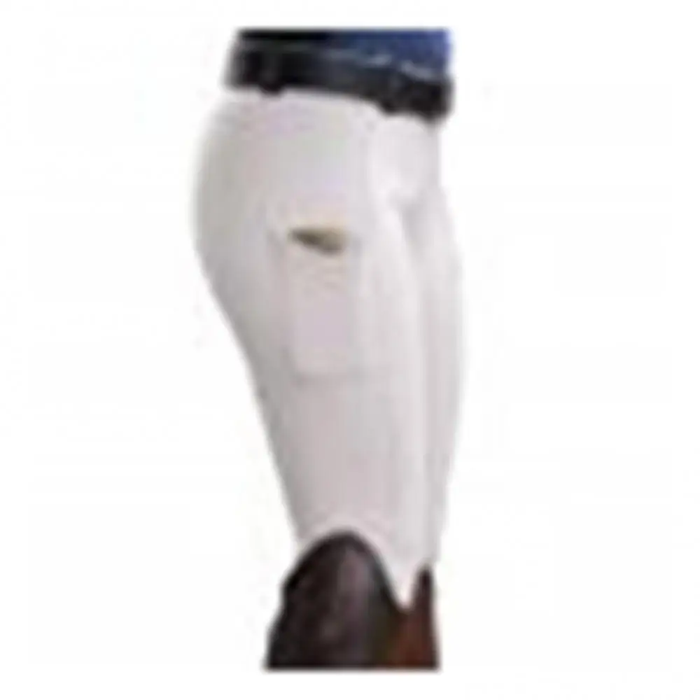 Trousers Solid Color Pants Women Elastic Pocket Hip Lift Equestrian Horse Racing Trousers