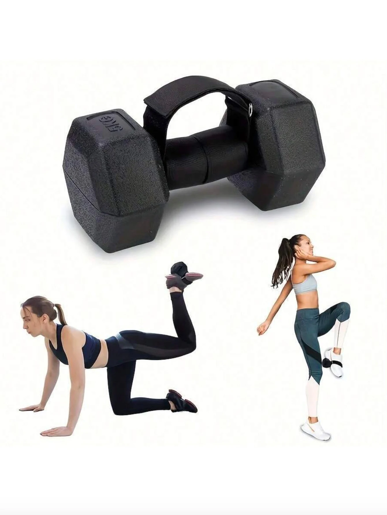 2 sangles de cheville pour haltères, entraîneur musculaire pour la force des jambes, attelle de cheville pour la charge d'haltères, attelle de cheville d'exercice