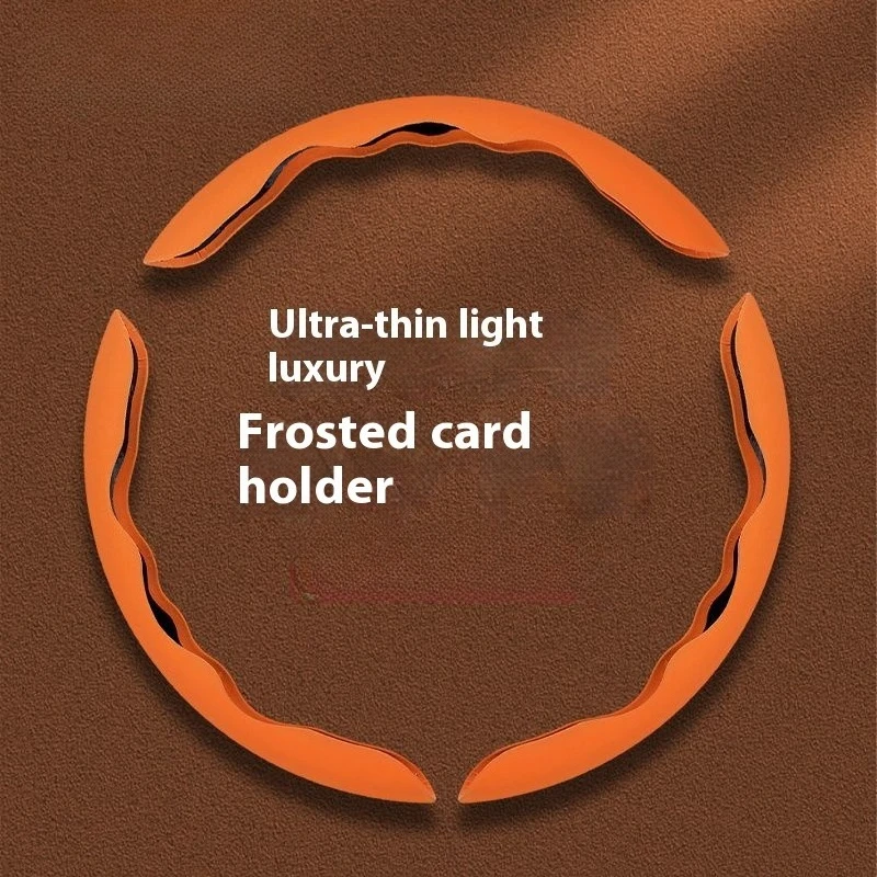 

Car Steering Wheel Cover Matte-Finish Clip-On Universal Car Accessories Anti-Slip Leather Breathable Steering Wheel Protector