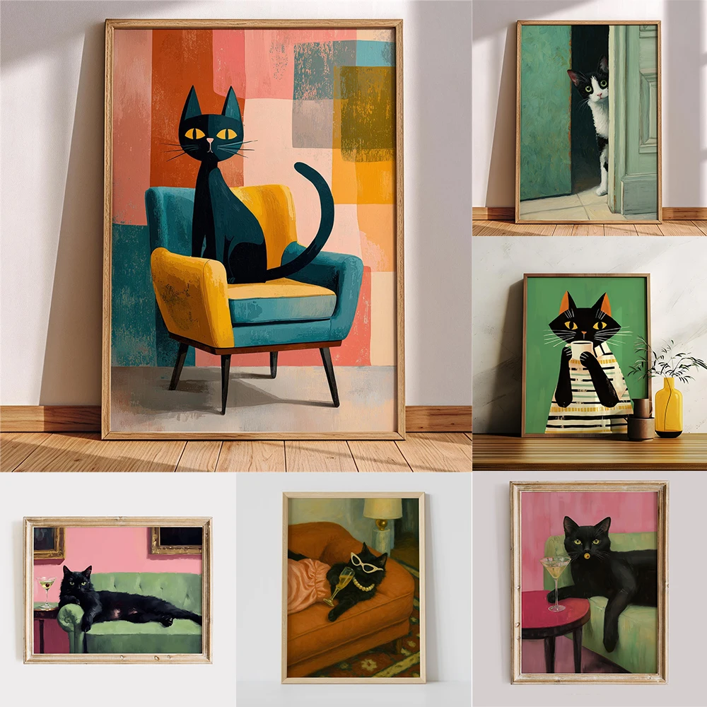 Vintage Black Cat W…