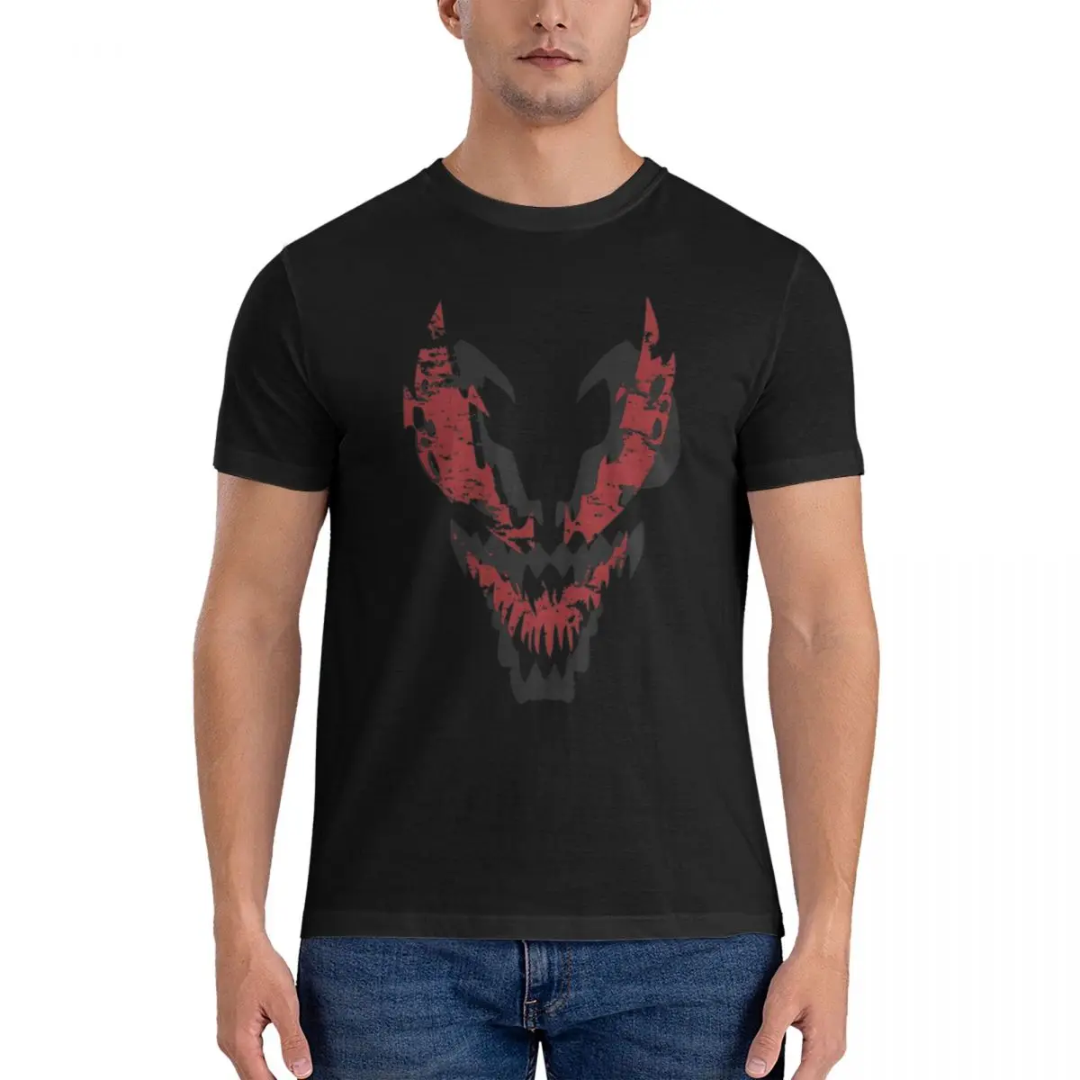 

Men's T-Shirts Father&Son Funny 100% Cotton Tees Short Sleeve Marvel Venom Film T Shirts O Neck Clothing Classic