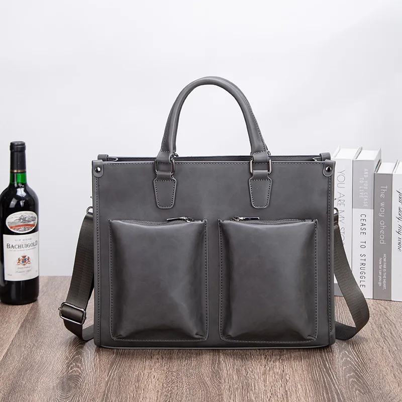 pu-leather-retro-and-simple-men's-briefcase-16-inch-computer-bag-large-capacity-business-single-shoulder-crossbody-bag