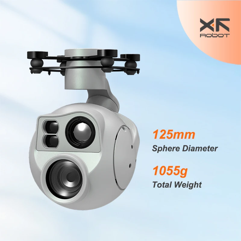 XF-D-125AI Target tracking/Night Vision UAV Pod Camera/30x optical zoom Thermal imaging camera 3-Axis Pod camera