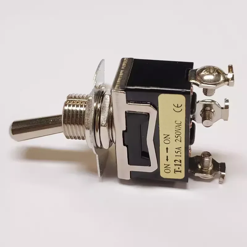Original T-12BS T13 15A 250V three-pin second gear toggle switch Head switch Toggle switch CE certification
