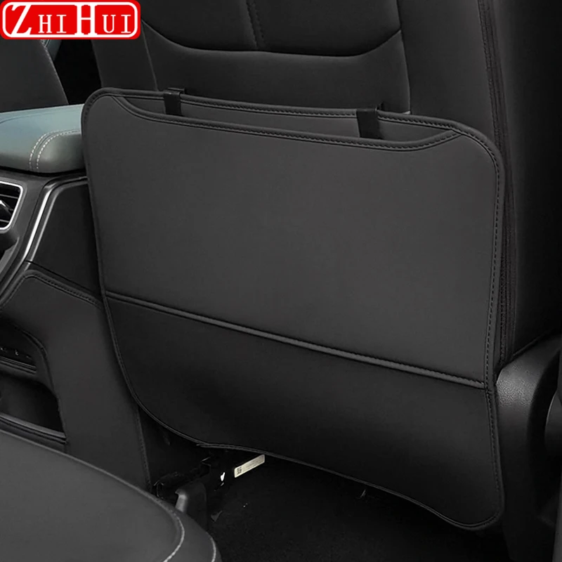 For Geely Okavango 2024 2023 Car PU Leather Anti Kick Mat Pad Anti-kick Protector Mats Seat Back Protector Auto Accessories