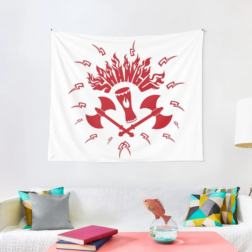 

Shangó fierce warrior (red) Tapestry Home Decorations Aesthetic Nordic Home Decor Bed Room Decoration Tapestry