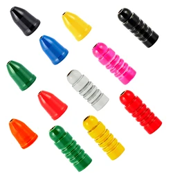 48pcs Brass Fishing Bead Spinner Bodies Weight Sinker for Inline Spinner Spinnerbait Tail Spinner Taxes Rigs Bass Trout Perch