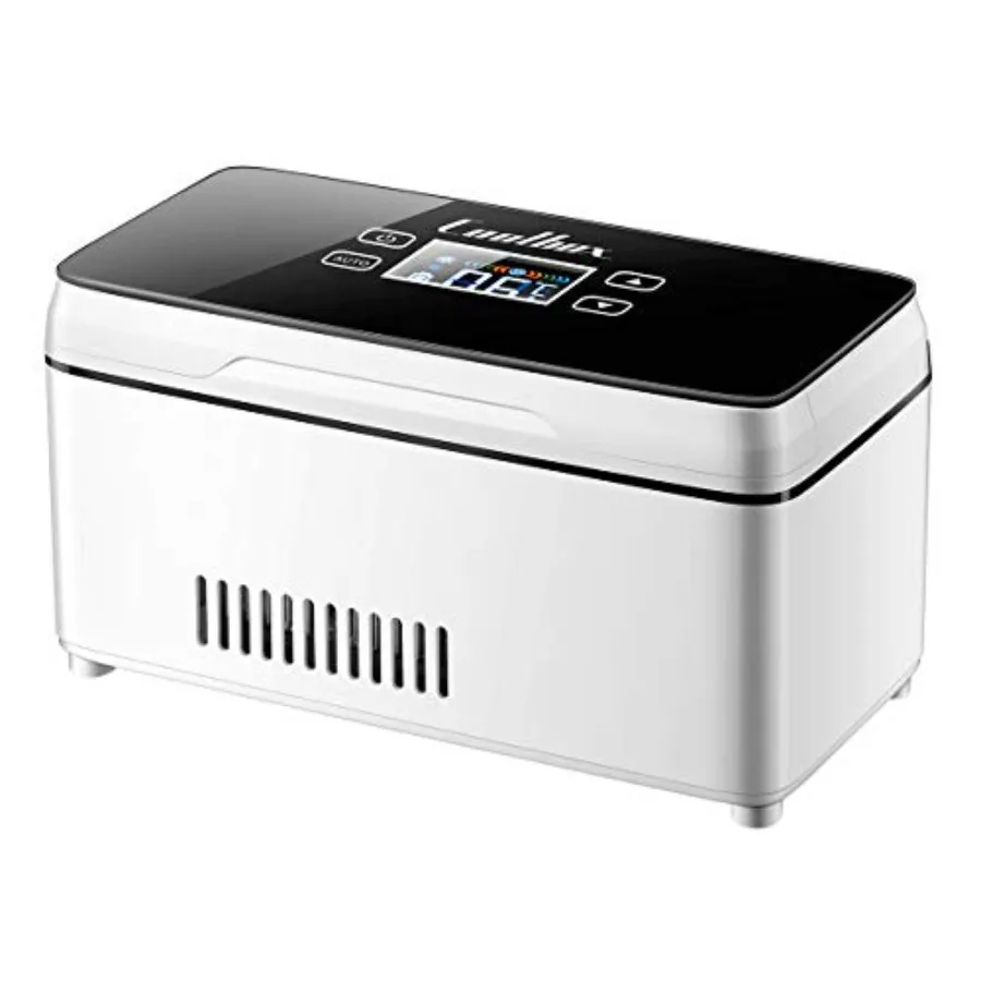 

Портативный мини-холодильник для инсулина с USB-питанием и сумкой для аккумулятора, компактный автомобильный холодильник для хранения лекарств с постоянной температурой