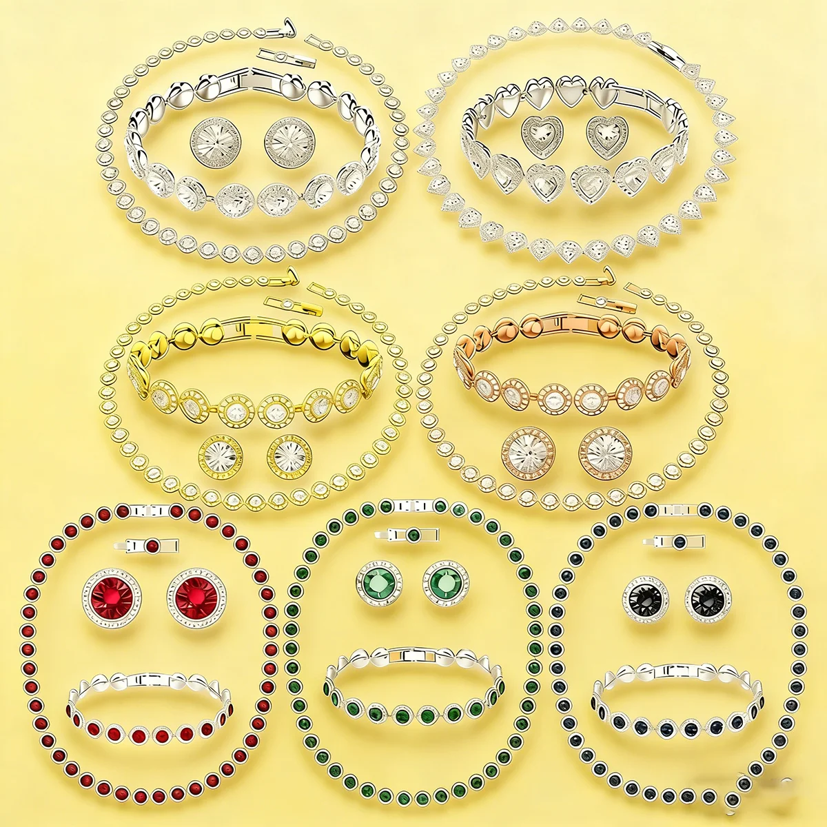 

2026 Elegant Charming Jewelry, Inlaid with Sparkling Zirconia for Daily Wear & Special Occasions, Add Sparkle To Your Look