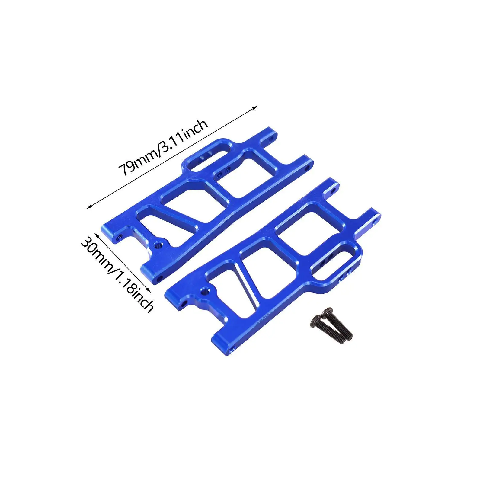 Brazo inferior delantero mejorado escala 1/10 RC accesorios de actualización de coche RC de alta resistencia