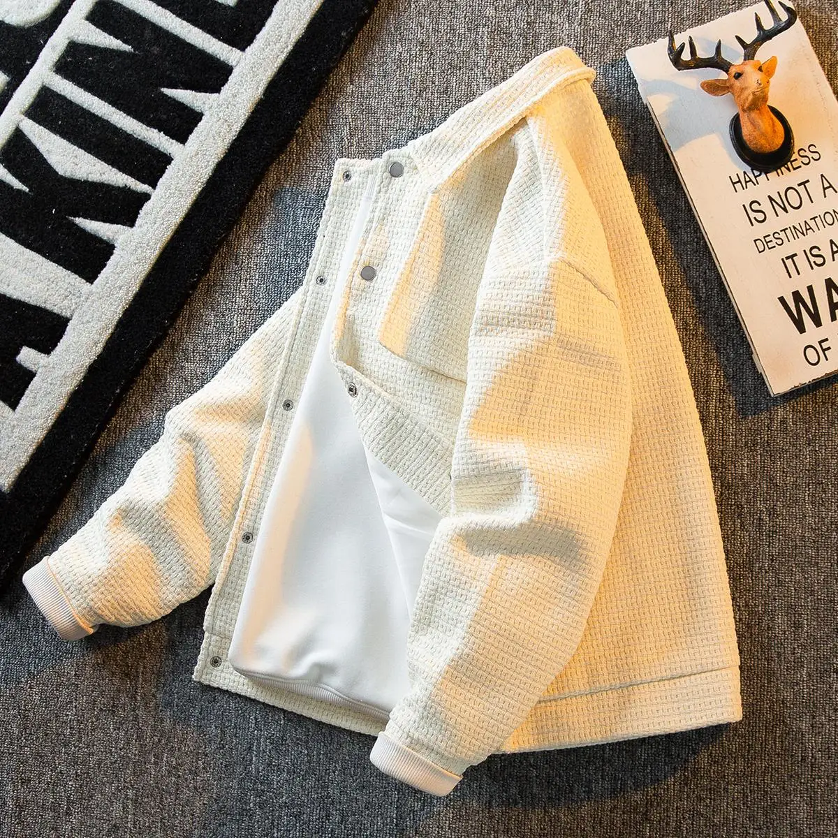 

Цвет ногтей Little Fraance Sle Jaet, мужская весенне-осенняя повседневная вязаная верхняя одежда High End Feeling Haome для отдыха, M