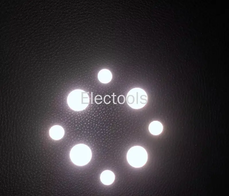 100pcs Optical Infrared Motion Capture Reflective Stickers Maeker Dot Catch Tracking Ball Reflection Spot Face Circle