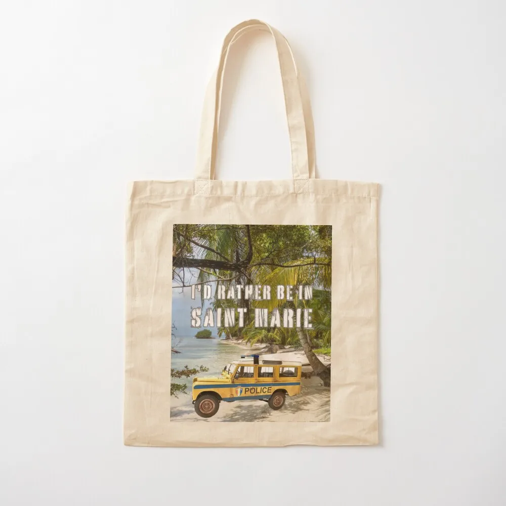 Saint Marie BBC Death in Paradise Tote Bag Portable shopping bag Handbags Women's shopping bag