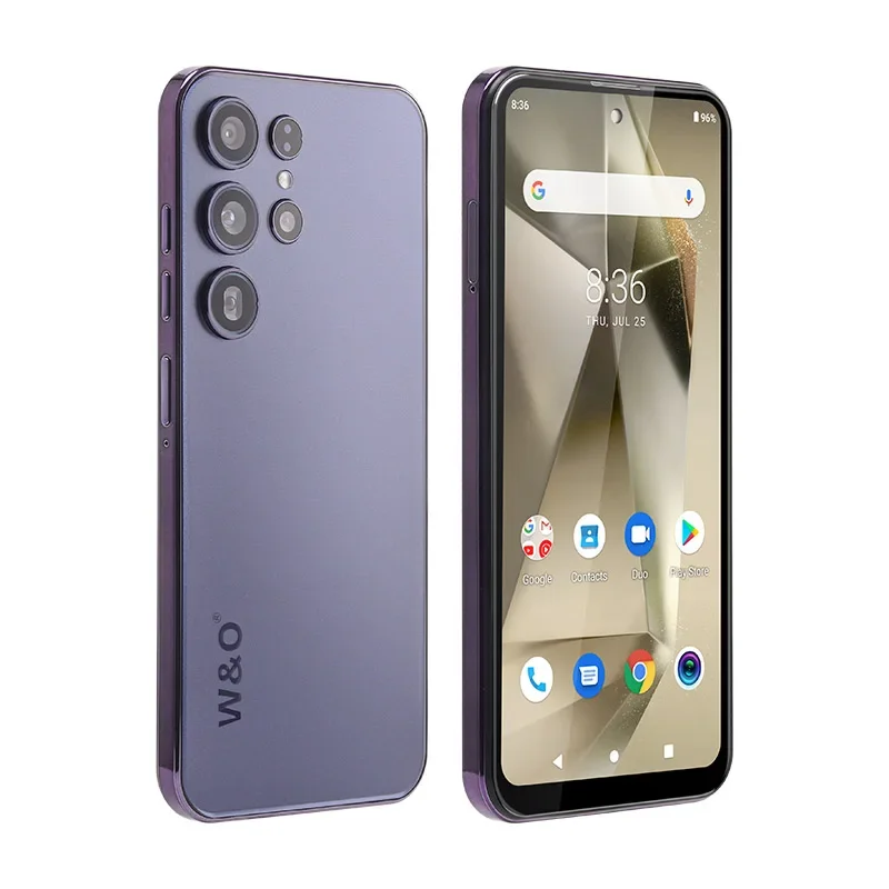 W & O X500 Smartphone 4G 6,53 pulgadas Android 4GB RAM + 64GB ROM teléfono móvil Dual SIM 4800mAh Battrey 5 + 13MP cámara teléfono celular en venta