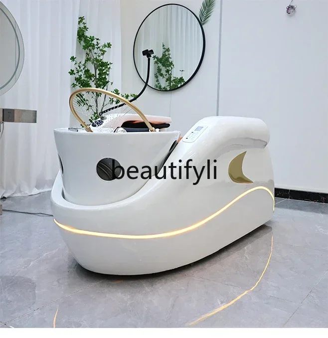 

ss26 Intelligent electric massage shampoo bed Hair flushing bed Water circulation massage head treatment integrated bed