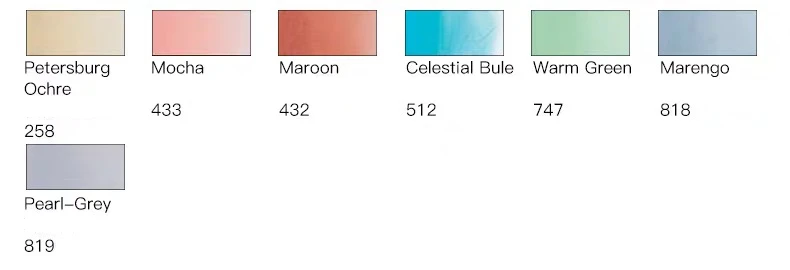 Russland Weiße Nächte Extra Feine Künstlerqualität Professionelle Aquarellfarbe 2,5 ml Volltiegel, Macaron Leuchtend & Lichtecht, Hochwertig – Detail 5