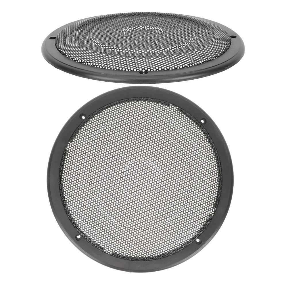 

2pcs 8 Subwoofer Grill Car Subwoofer Speaker Mesh Cover Metal Grill Speaker Cover Protective Sound System Accessories
