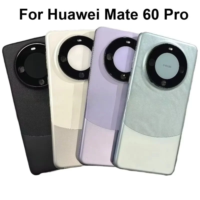 AAA+ quality Back Cover For Huawei Mate 60 Pro Back Battery Cover Rear Door Housing Case ALN-AL00 ALN-AL80 Battery Cover Replace
