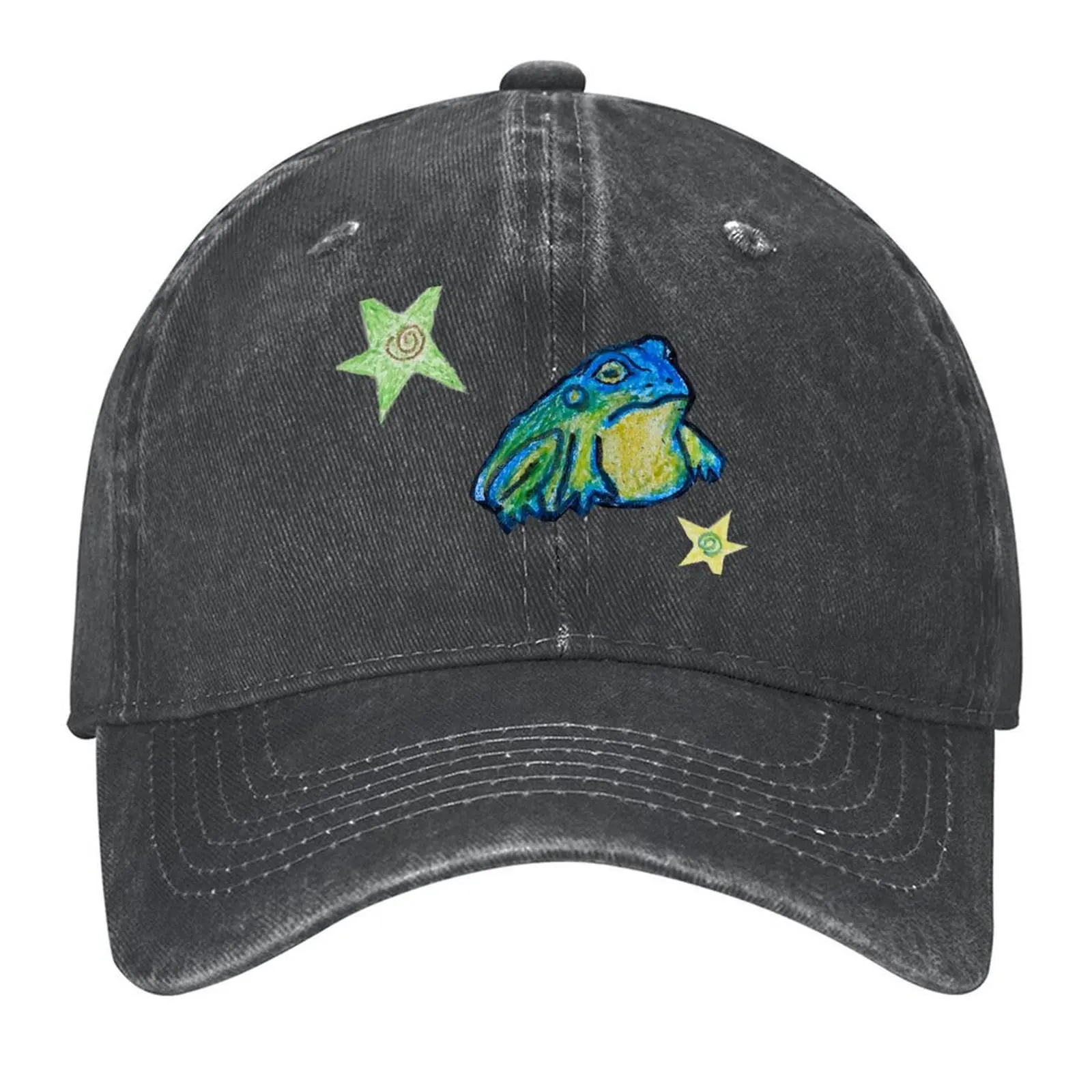 

Crayon frog Baseball Cap Streetwear Anime Hat custom Hat Christmas Hat Woman Men's