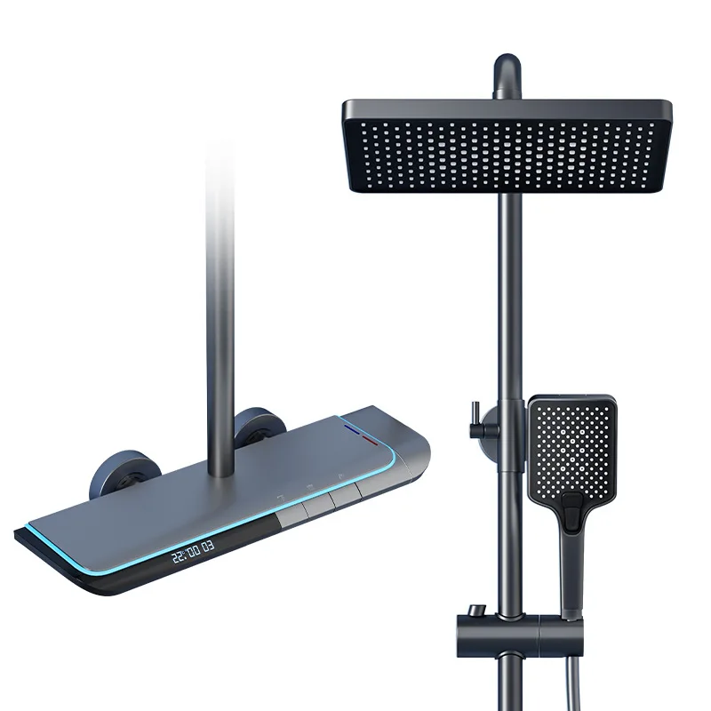 

Household, all copper, thermostatic, pressurized, shower, set, shower, energy saving