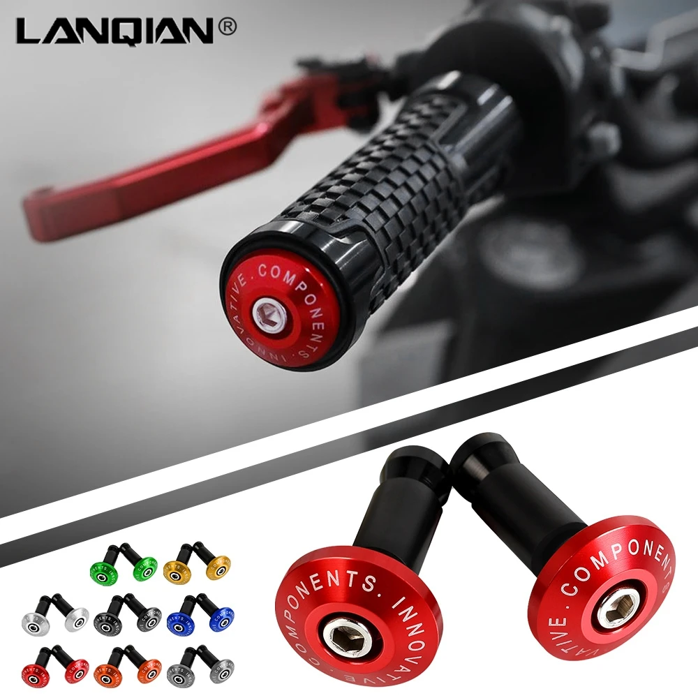 

Motorcycle CNC Handle Bar End Weight Handlebar Grips Cap Anti Vibration Silder Plug For Yamaha For Kawasaki For honda Dirt Bike