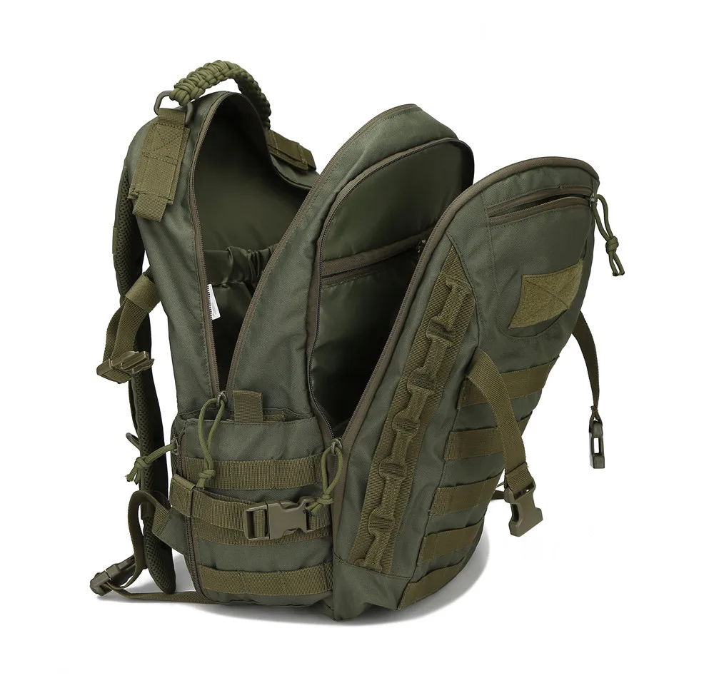 35L Camping Trekking Backpack Men Fishing Hunting Bag Military Tactical 3P Molle Climbing Rucksack Outdoor Bags Mochila