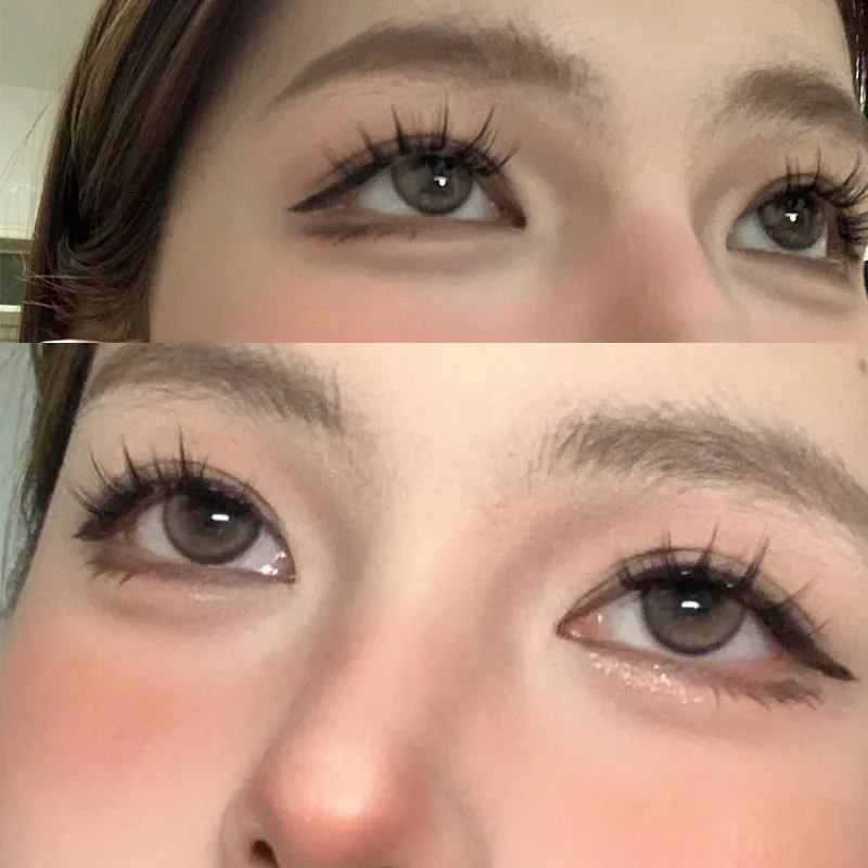 Koreanische Mädchen Gruppe Manga falsche Wimpern natürliche Simulation Fee Pfropfen Wimpern verlängerung handgemachte weiche Wimpern Make-up-Tool