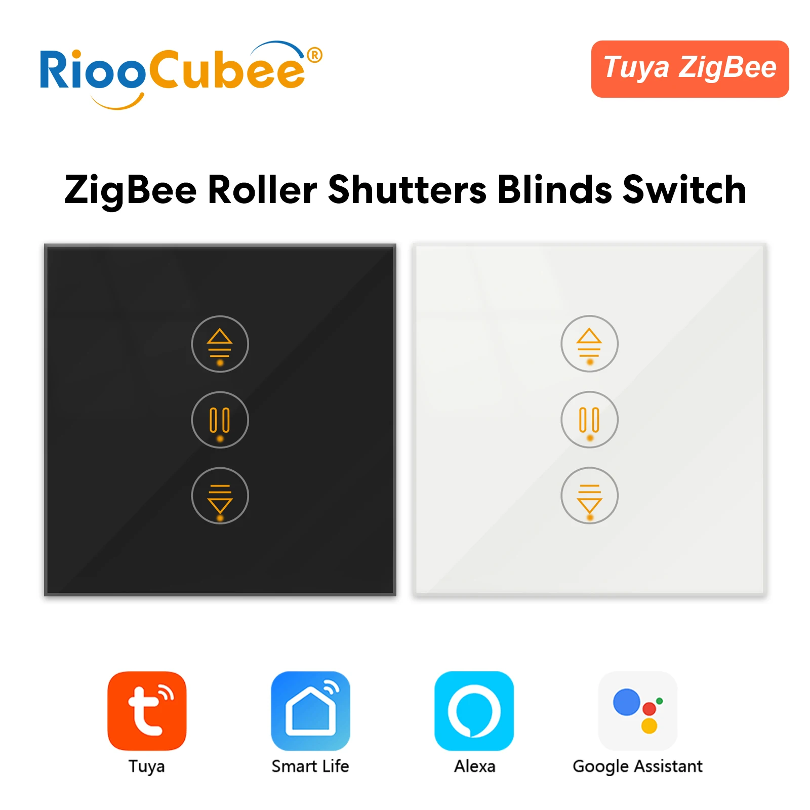 interruptor-de-painel-de-vidro-rioocubee-tuya-smart-life-zigbee-para-persianas-rolo-com-configuracao-de-tempo-e-controle-por-voz-google-home-alexa