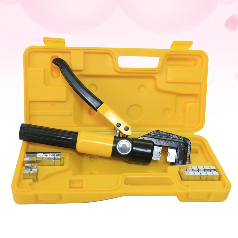 

12 Tons Hydraulic Wire Cable Lug Terminal Crimper Crimping Tool for Crimping and Joining Aluminum Copper Wires Cables