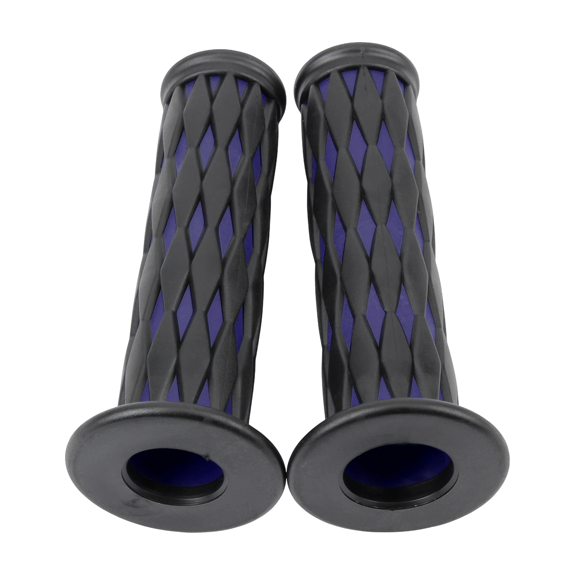 Universelle Motorrad-Lenkergriffe 22mm 24mm Diamantmuster Rutschfeste Gummi-Handgriffe für Dirt Bike ATV Roller Custom – Detail 5