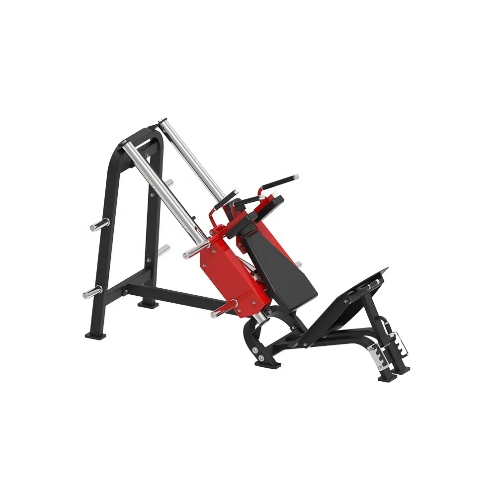 

High-Grade Commercial Gym Strength Training Carbon Steel Gym Equipment Plate Loaded Hack Squat Leg Press Fitness Machine