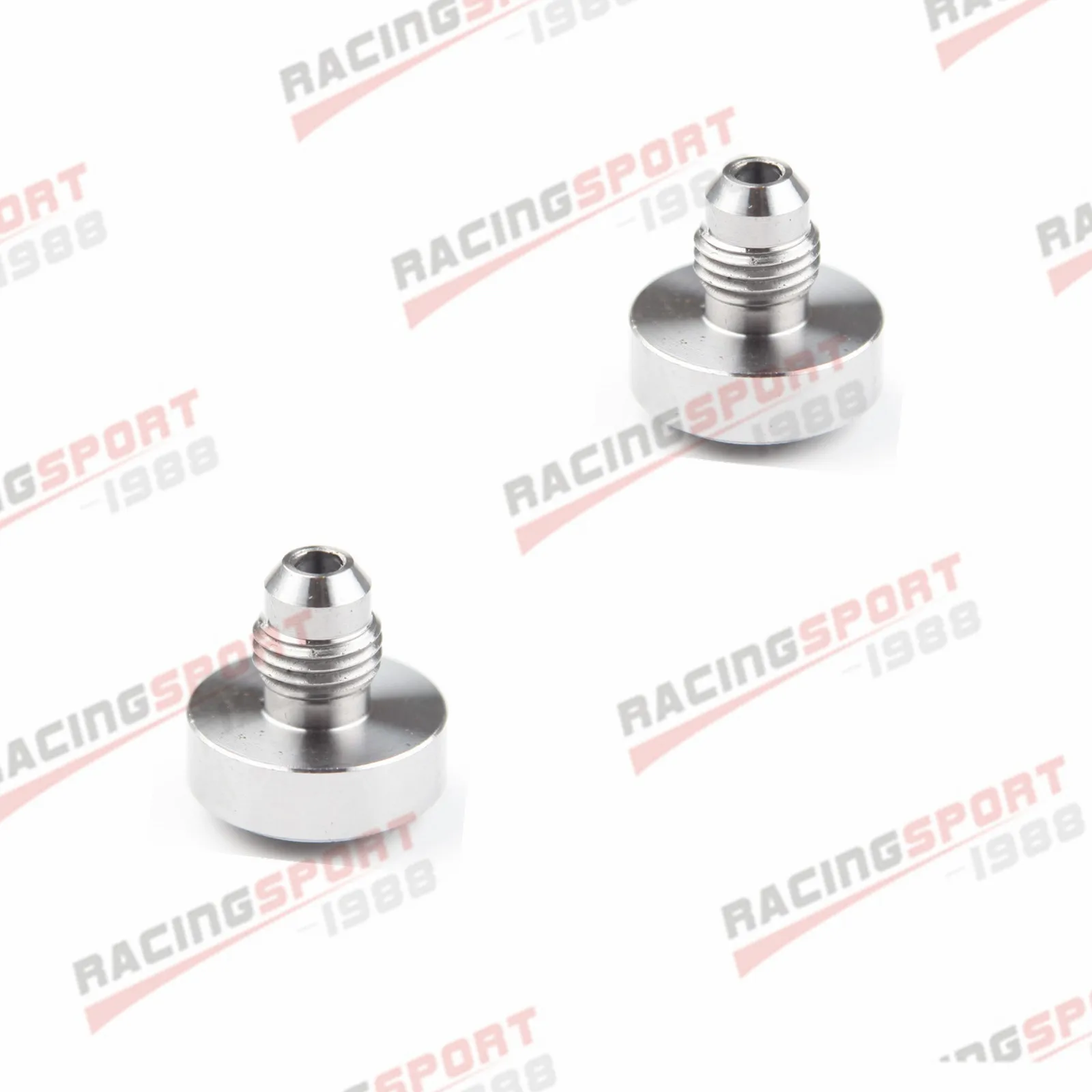 A+S+ 2pcs AN4 AN6 AN8 AN10 AN12 AN16 AN20 Male Mild Steel Weld On Fitting Bung