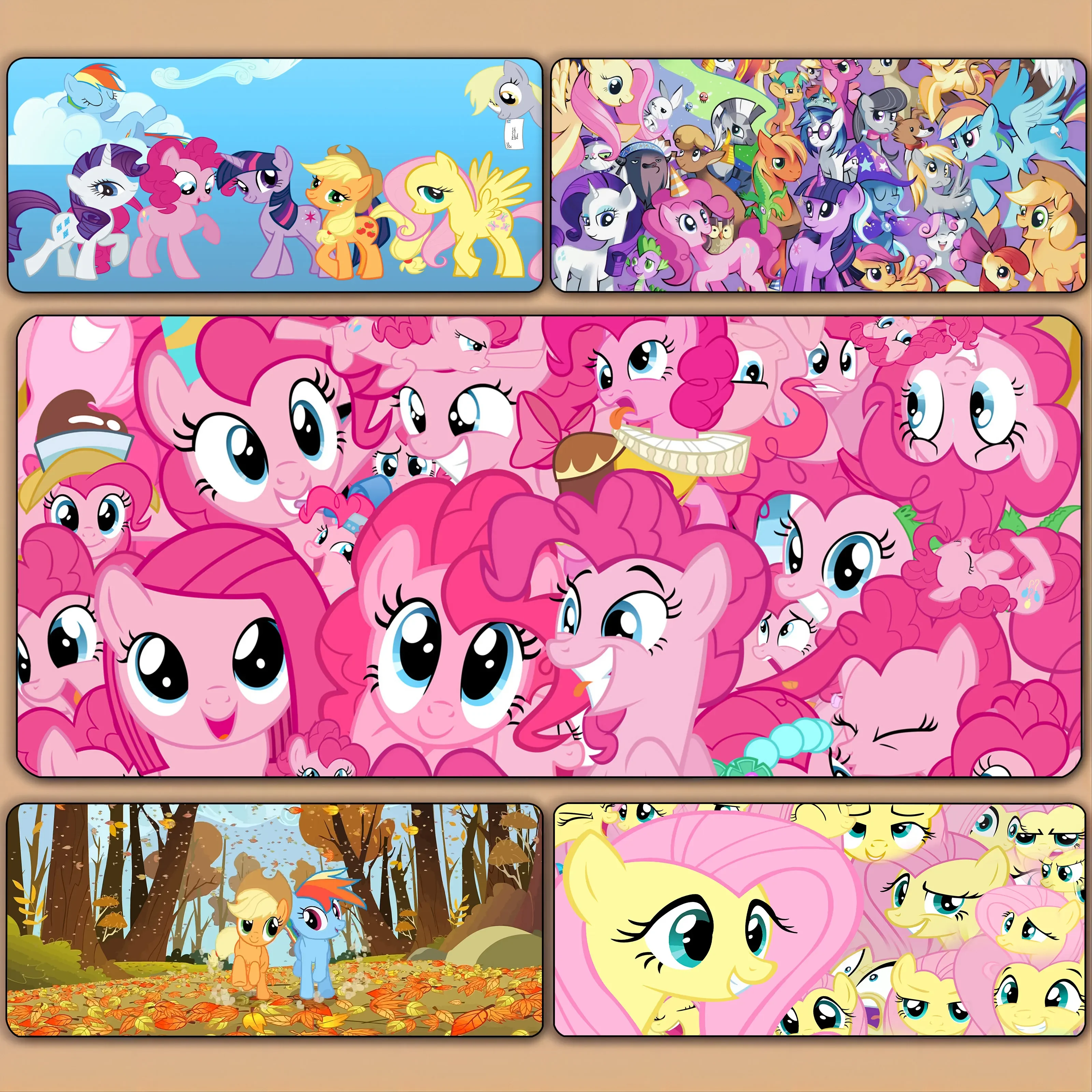 Pony Hot Little Unicorns  Mousepad HD Printing Computer Gamers Locking Edge Non-slip Mouse Pad XXL90x40cm Keyboard PC Desk Pad