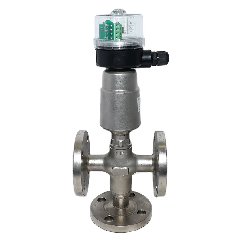 Valves YF3 YS3 YK3 Stainless Steel 3/2 Way SS304 SS316 SS316L Pneumatic Angle Seated Valve