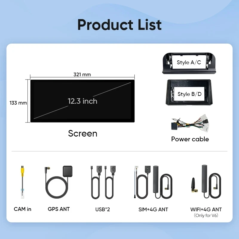 Ainavi 12.3 بوصة لتويوتا كورولا E210 2019 2020 2022 2024 2026 راديو السيارة اللاسلكية Carplay أندرويد السيارات سيارة مشغل وسائط متعددة