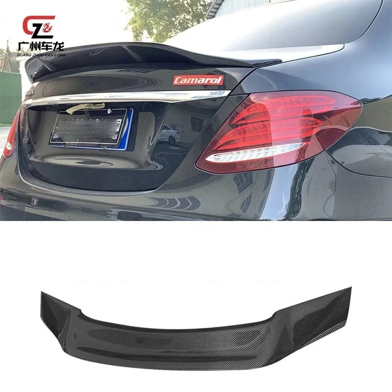 

High Quality Carbon Fiber R Style Rear Spoiler for Mercedes Benz E Class W213 E300L 2017-2022 Car Spoiler