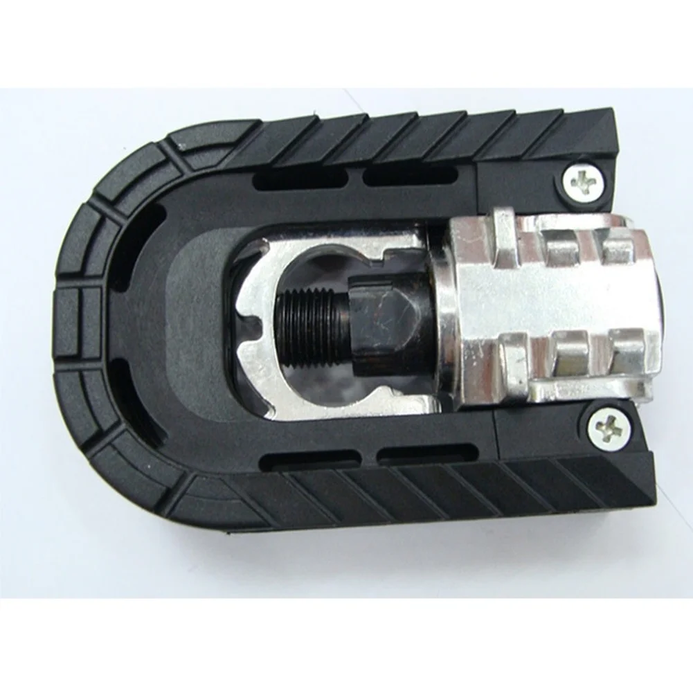 Aluminum Alloy Black For Folding Pedals for For Folding Bikes Compact 9.8 x 7 cm Folded Lightweight Build 9/16 Inch Axle Thread