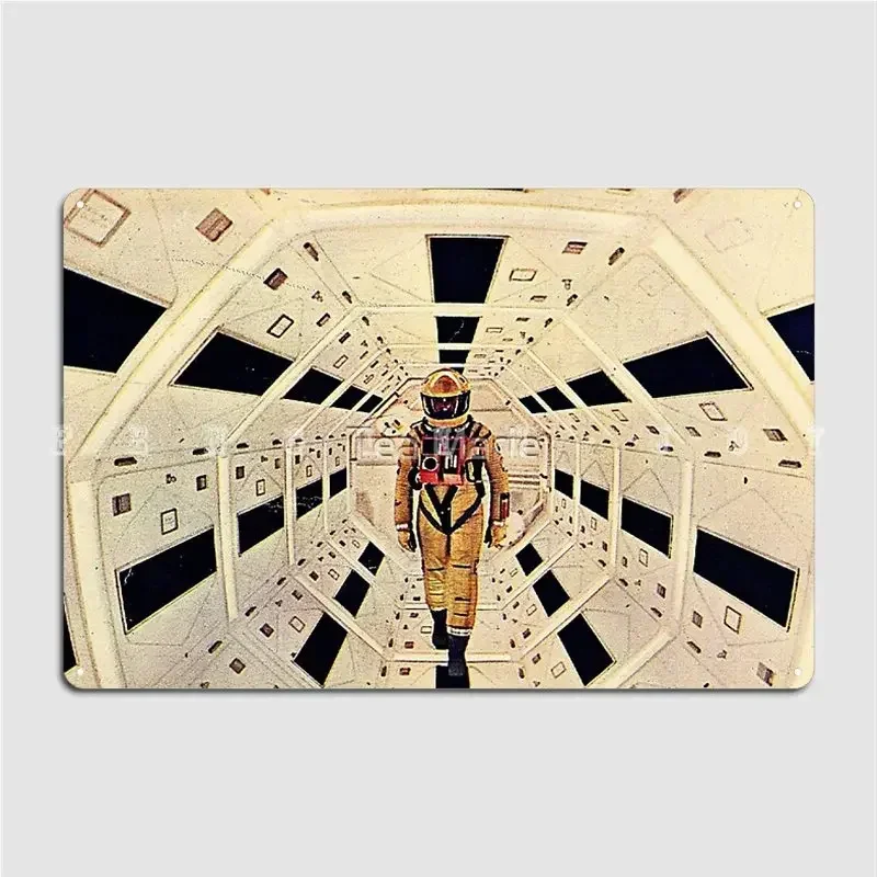 Kubrick's Space Metal Sign Club Home Cinema Printing Plates Tin Sign Poster
