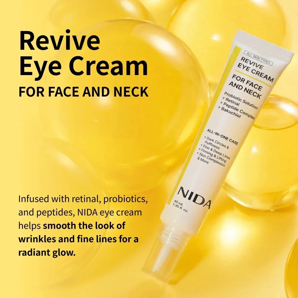 Korea NIDA Centella Asiatica Moisturizing Face Cream Retinol Eye Cream Invisible Fit Sunscreen Moisturizing Firming Brightening view 2