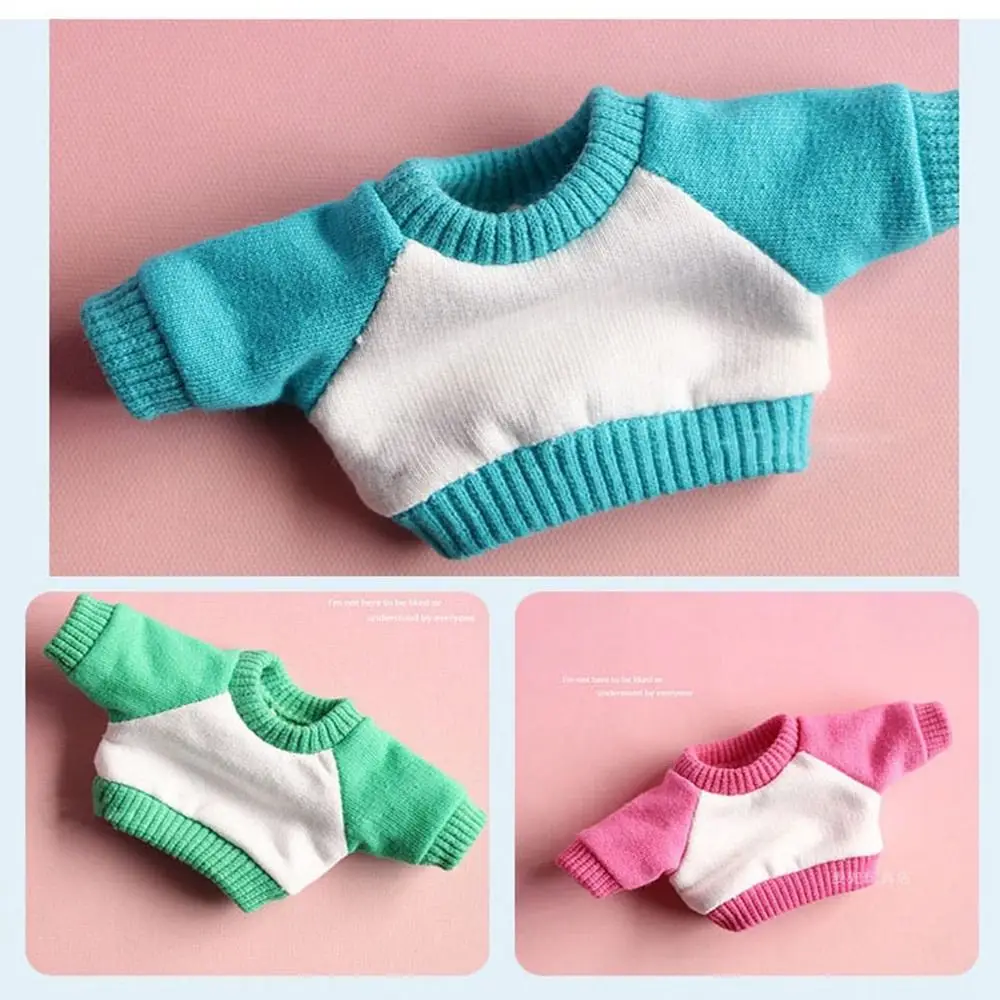 Felpe con cappuccio fatte a mano di abbigliamento casual di alta qualità Simpatici 9 stili di vestiti di moda Giocattoli per bambini Felpa Abiti per bambole di cotone da 10 cm