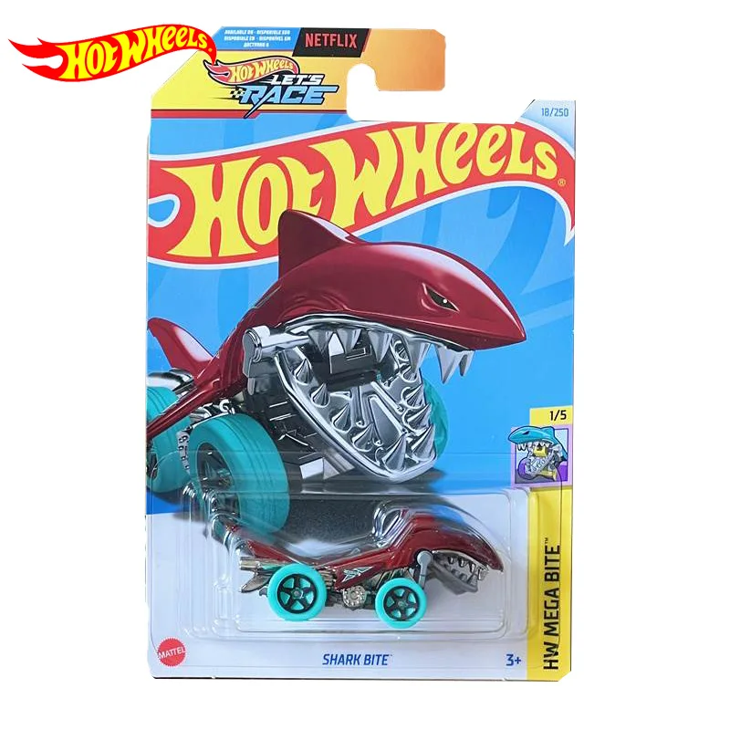 Original Hot Wheels C4982 Car Toys 1/64 Diecast Metal Let\'s Race Snake Bite Vehicle Model Toy for Boys Collection Birthday Gift