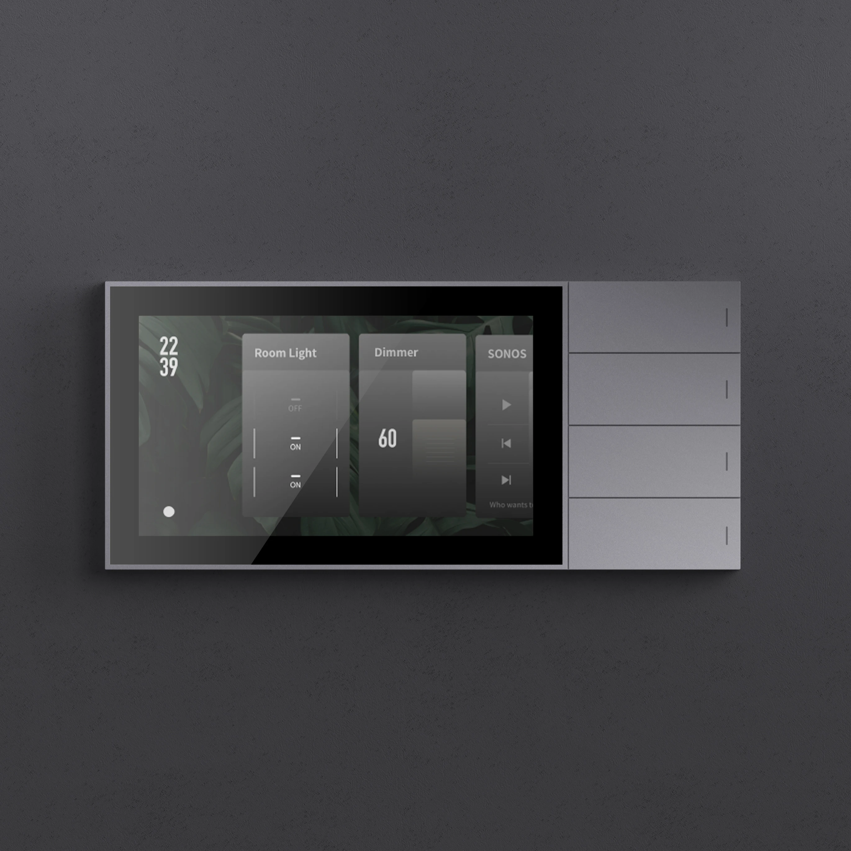 

LifeSmart Smart Home AC Control Panel Light Switch Dimmer Control Automation Touch Screen Control Pad Nature 7 Pro