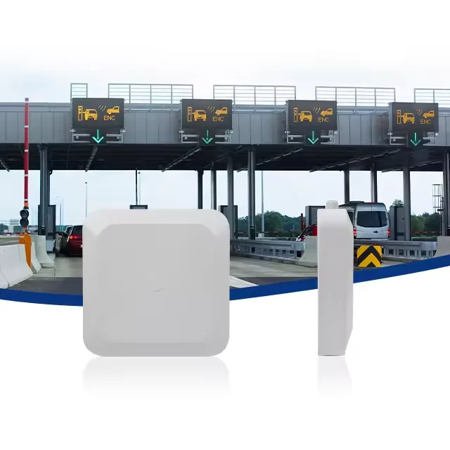 Yistar UHF Reader 10m Long Range Reader with 8dbi Antenna RS232/RS485 Uhf Rfid Integrated Reader for Parking Lot Management