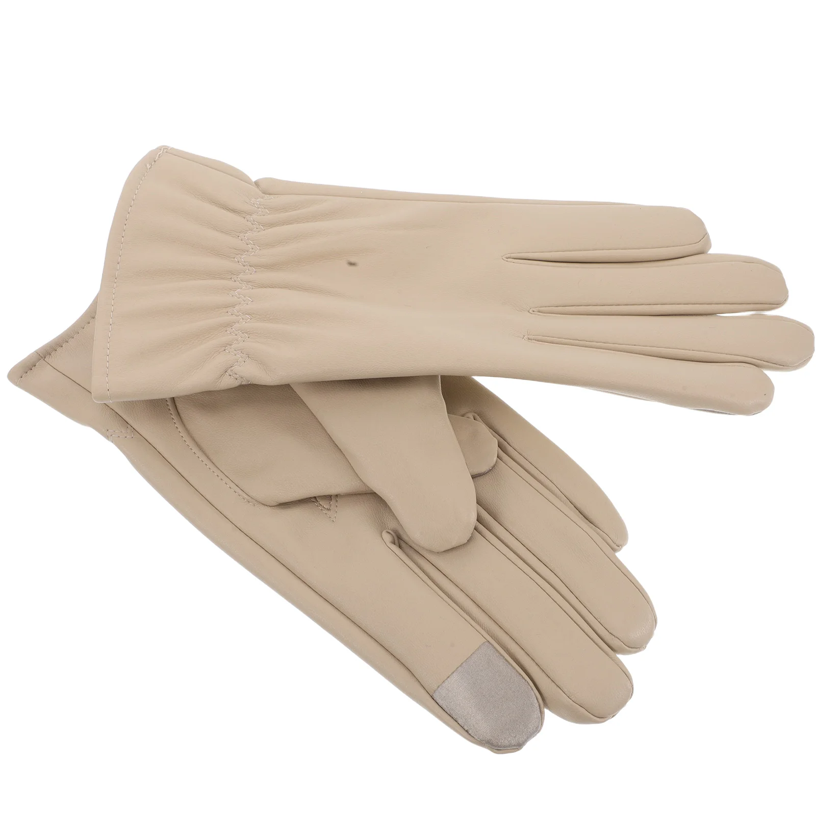 

Gloves Women Cold Weather Warm Winter PU Black Texting Waterproof Touchscreen Cycling Driving Gloves for Ladies