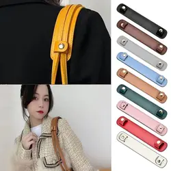 Decompression Shoulder Pads Fashion Bag Strap Handle Fixing Clip Wide Leather Shoulder Rest Protecter Bag Strap Accessories