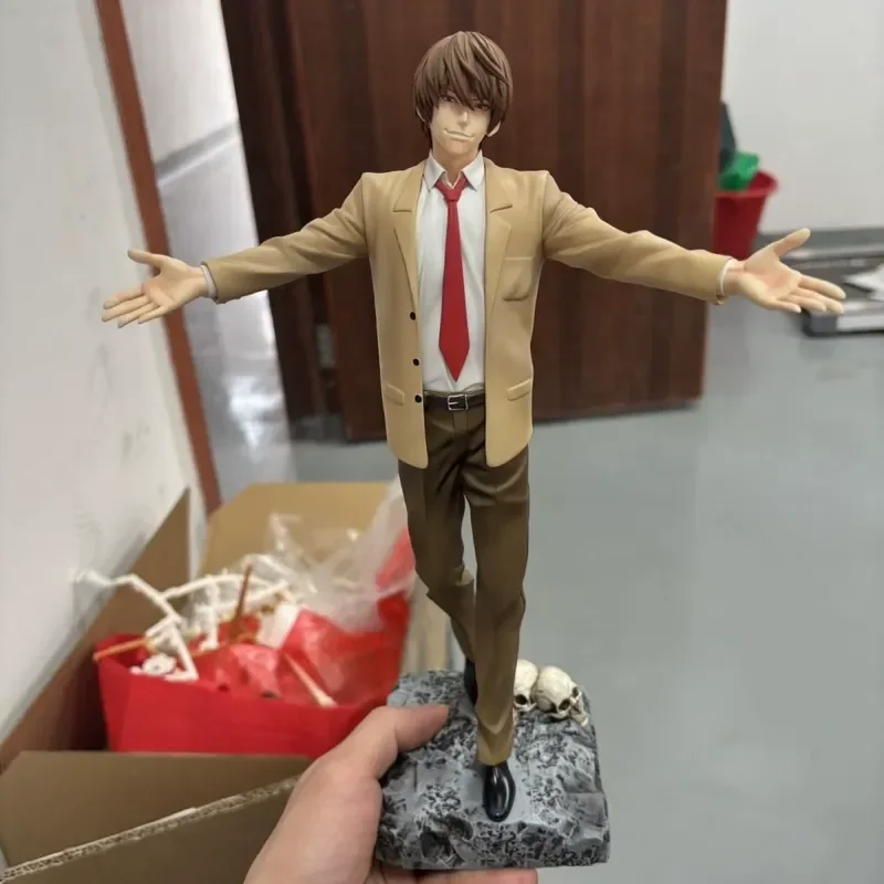 

Death Note Yagami Light School Uniform Anime Figure Collectible Model Statue Desktop Display For Anime Game Adult Collectors