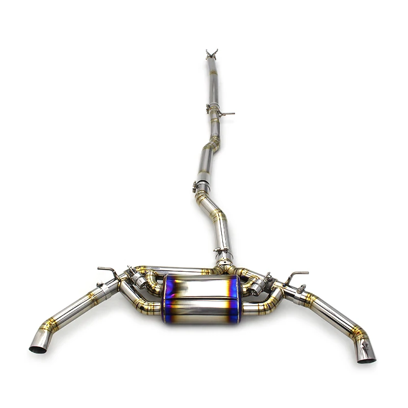 

Auto Tanium Alloy Escape Catback Exhaust For Mercedes-Benz CLA45 AMG 2.0T 2014-2019 Cutout Valve Muffler Exhaust Pipe
