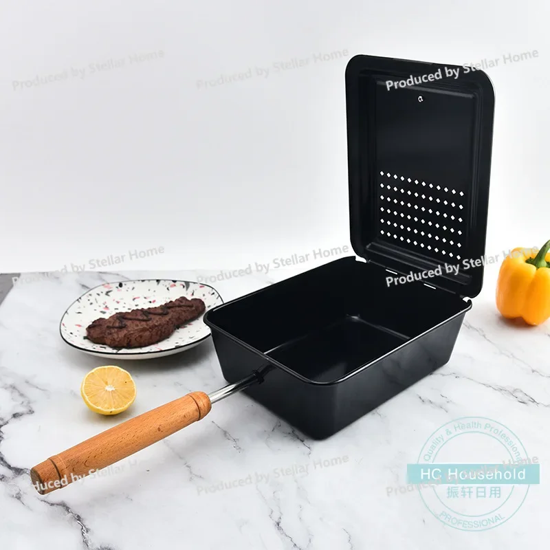 Creative Popcorn Maker Kitchen Tool Iron Pot Outdoor Homemade Diy