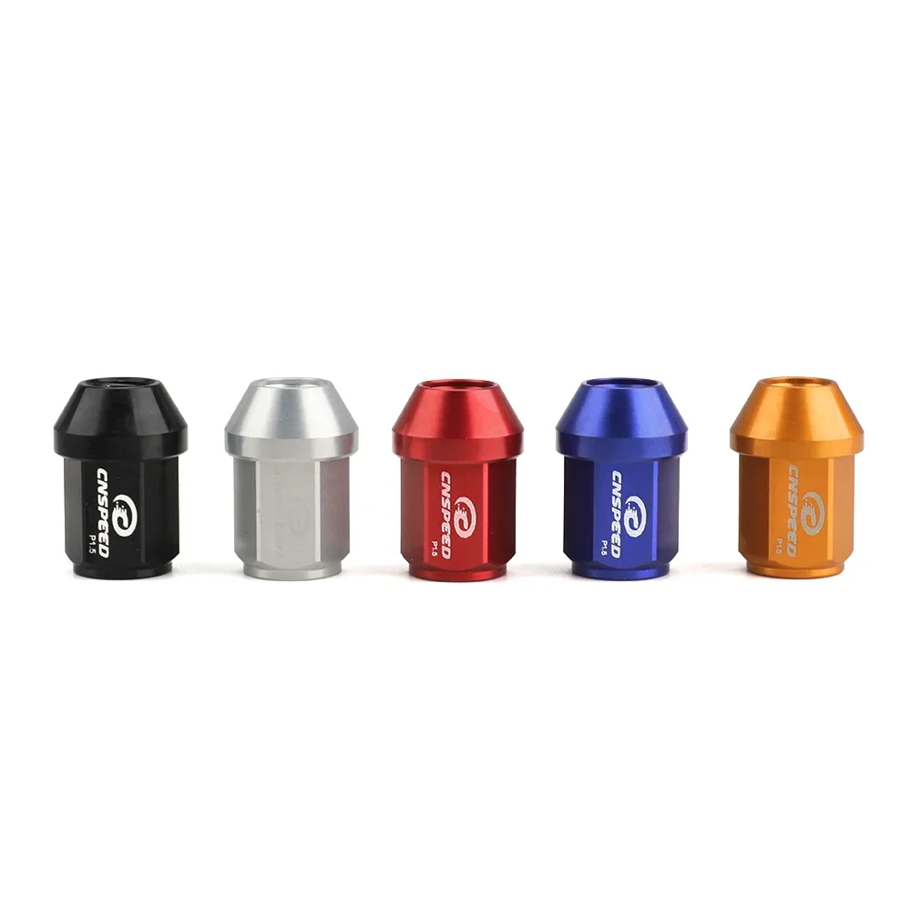 20pcs Closed- End 35mm Racing Lug Nut M12x1.5 Racing Forged 7075-t6 Aluminum HEX 19mm Wheel Lug Nuts Style Yc101089