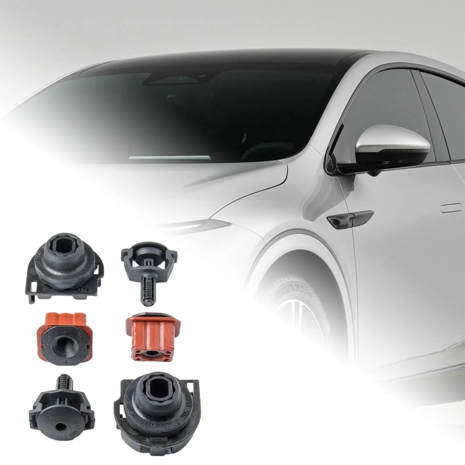 Radiator Mount Bracket Kit 2115040312 A2045040514 A0995040212 Direct Replaces for Mercedes-benz C250 E250 E550 Repair Parts